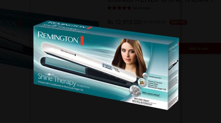 Remington Shine Therapy Hair Straightener S8500